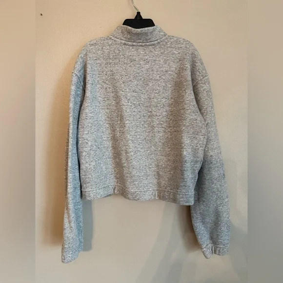 The North Face Kids Heather Gray Zip-Up Jacket - Picture 3 of 4